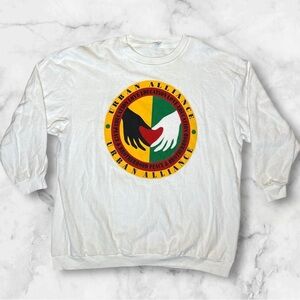 Vintage Gitano 80s 90s Urban Alliance BLM Fleece Crewneck Graphic Sweatshirt